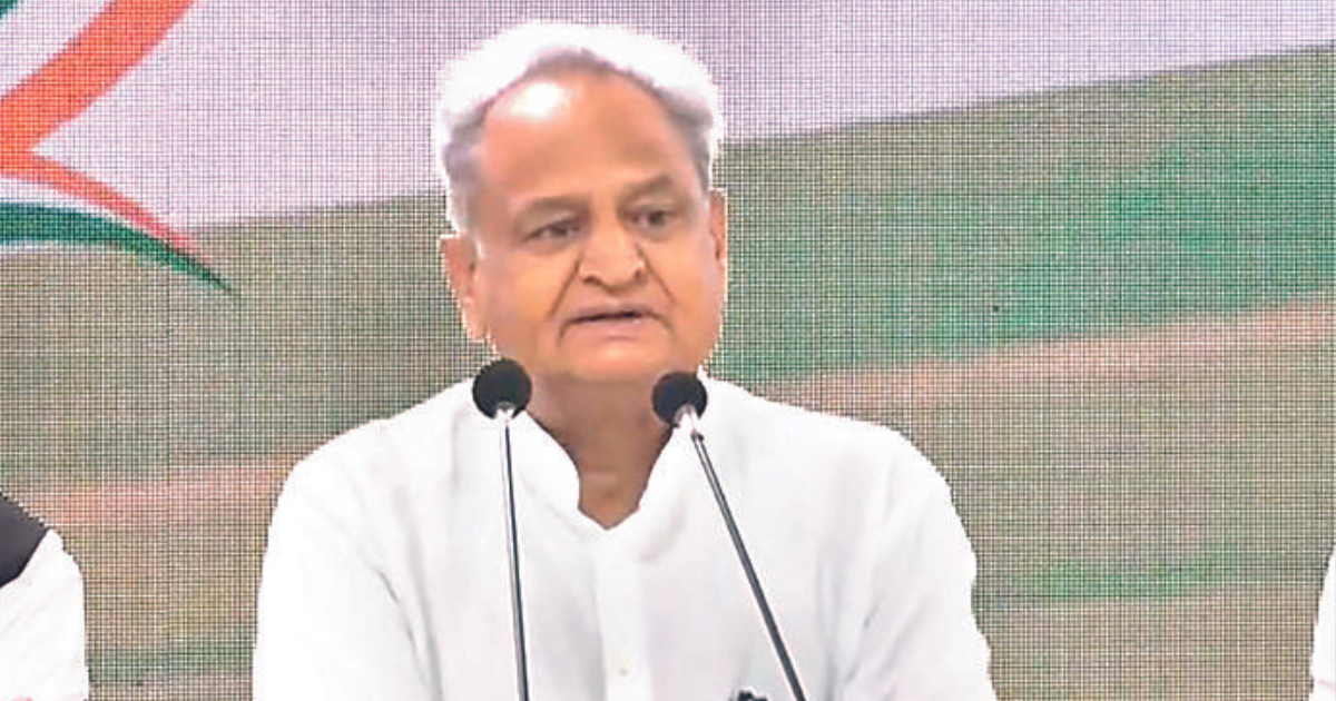 Those with anti-poor mindset troubled with scheme: Gehlot
